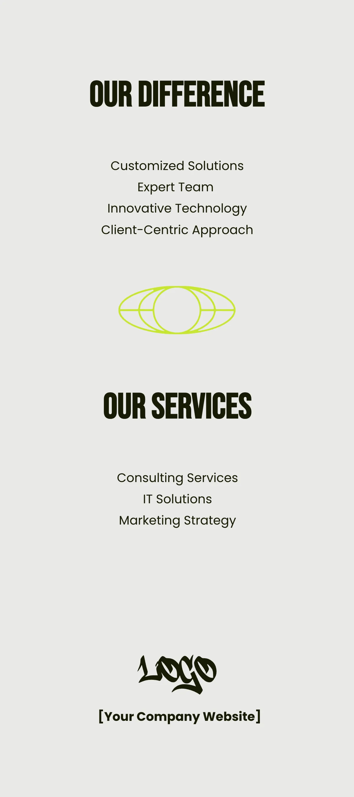 Free Urban Chic Rack Card Template to Edit Online