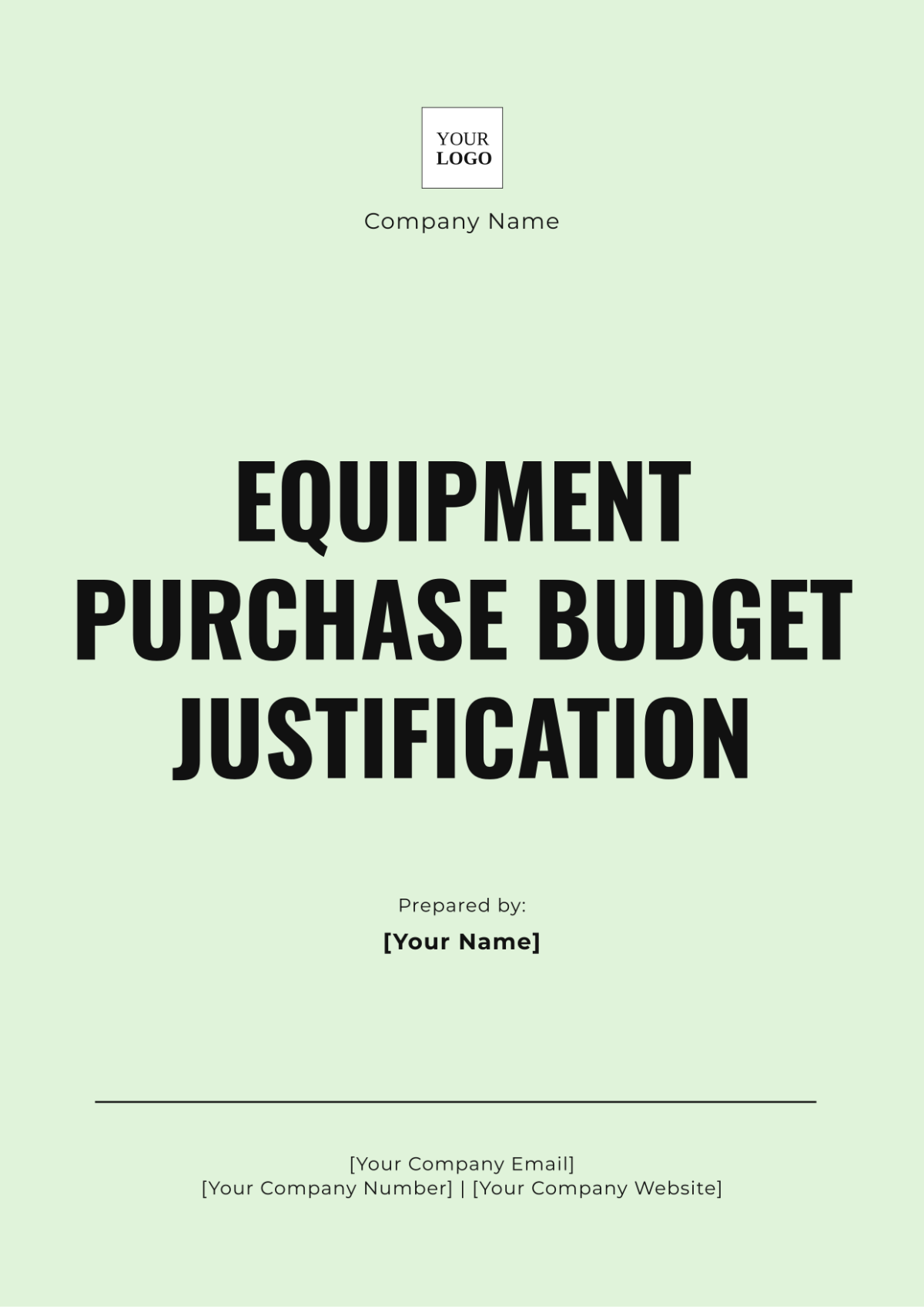 Equipment Purchase Budget Justification Template - Edit Online & Download