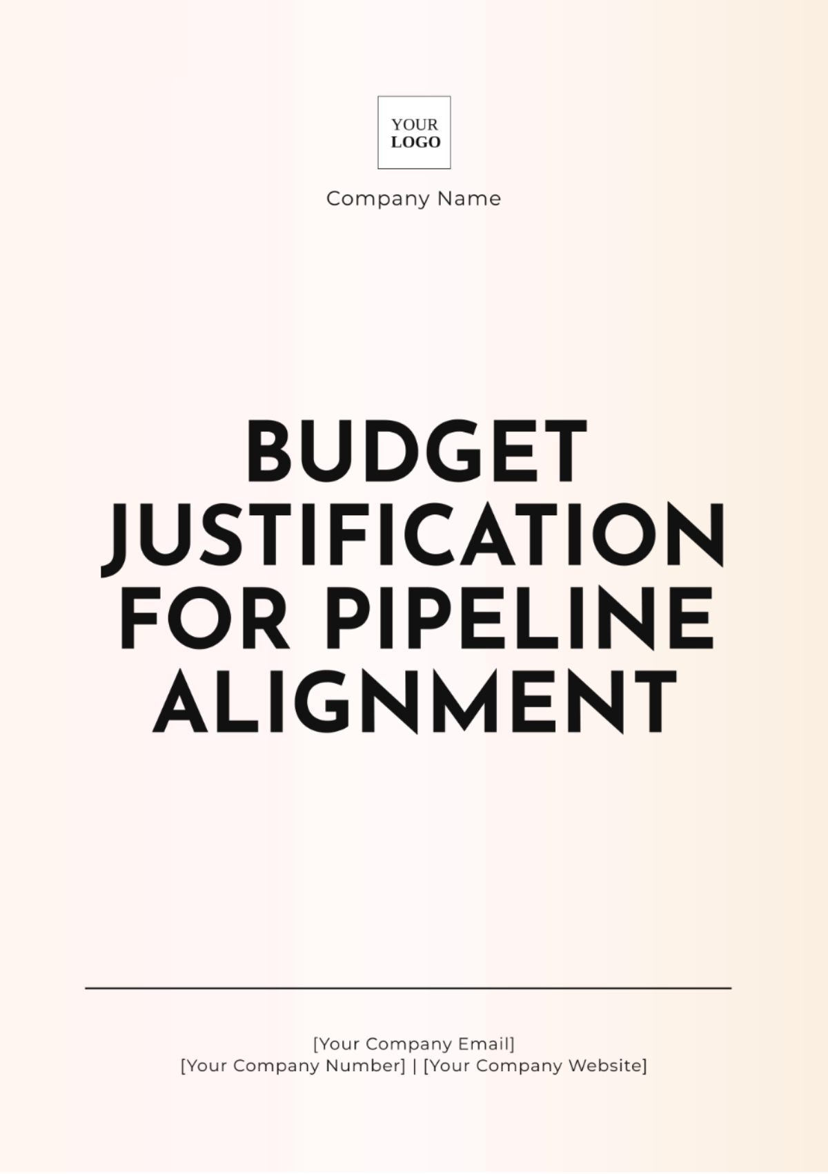 Budget Justification for Pipeline Alignment Template - Edit Online & Download