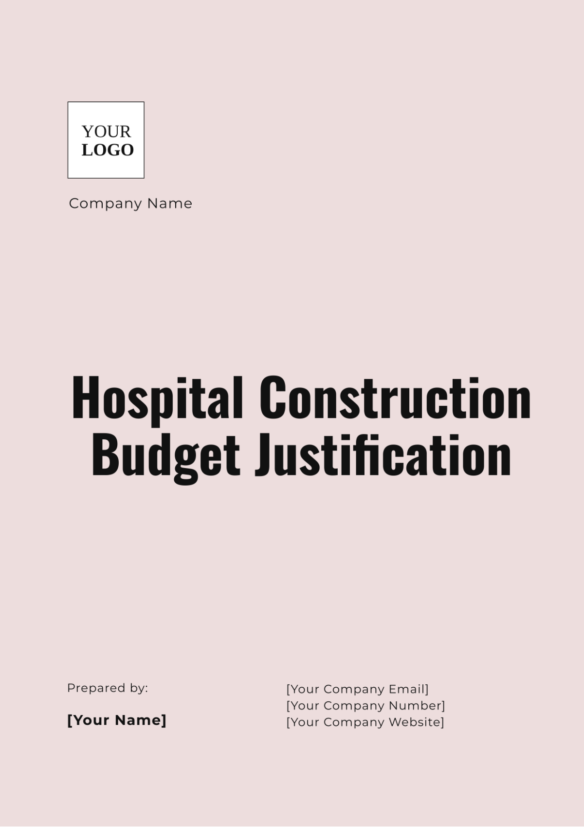 Hospital Construction Budget Justification Template - Edit Online & Download