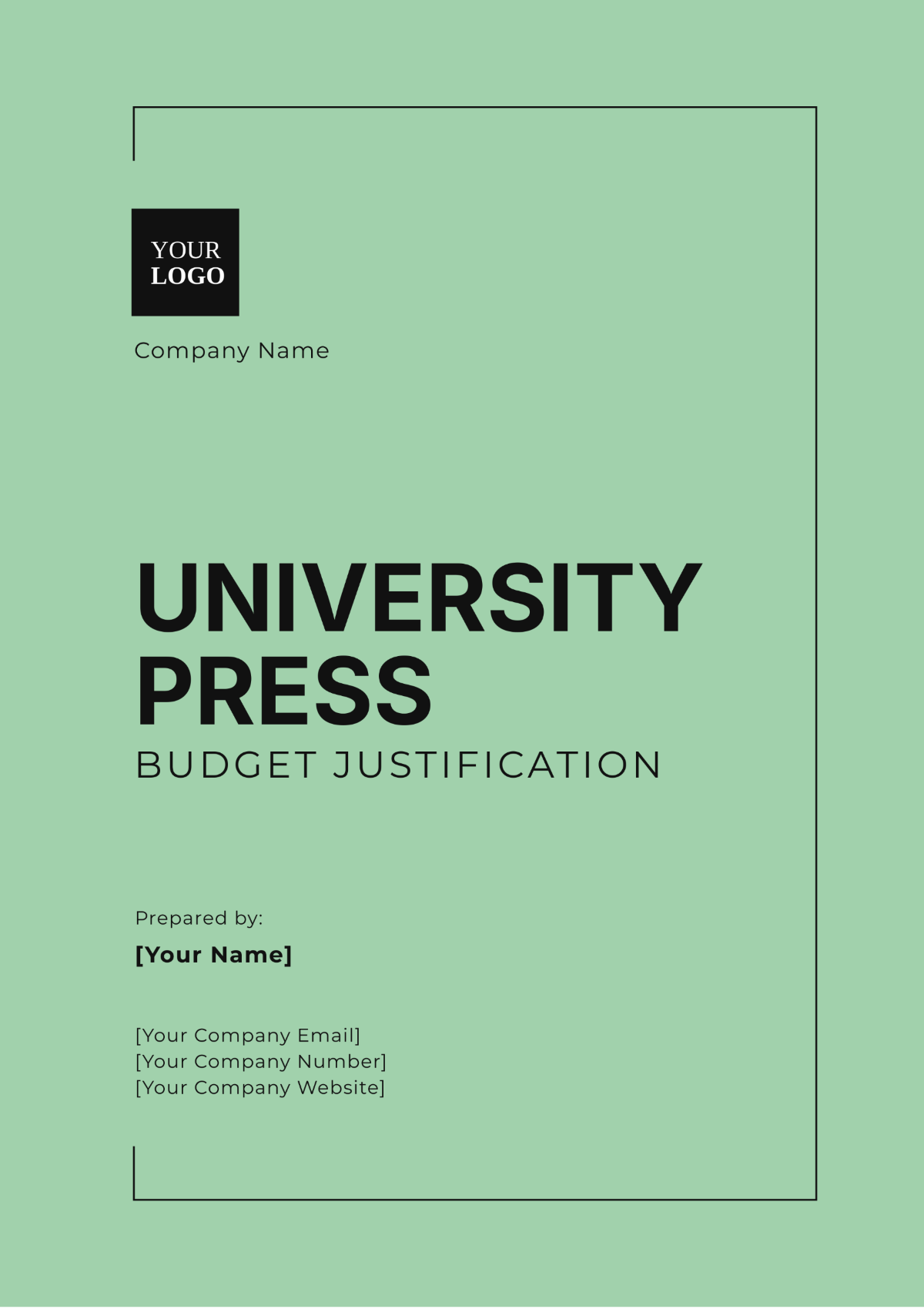 University Press Budget Justification Template - Edit Online & Download