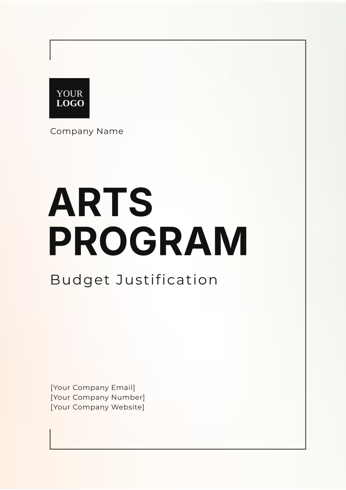 Arts Program Budget Justification Template - Edit Online & Download