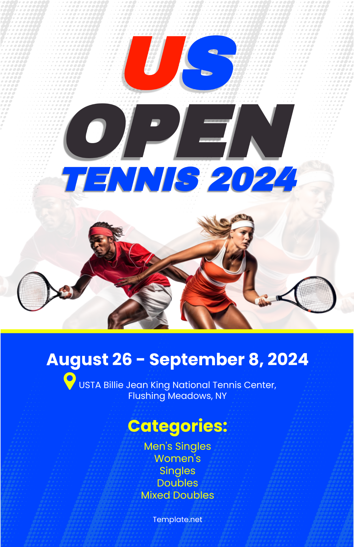 Tennis Template - Edit Online & Download