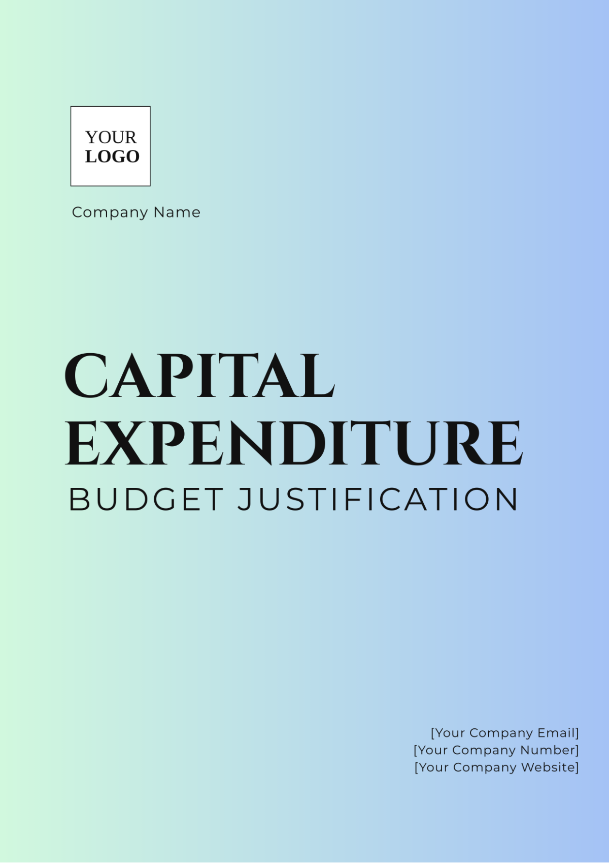 Capital Expenditure Budget Justification Template - Edit Online & Download