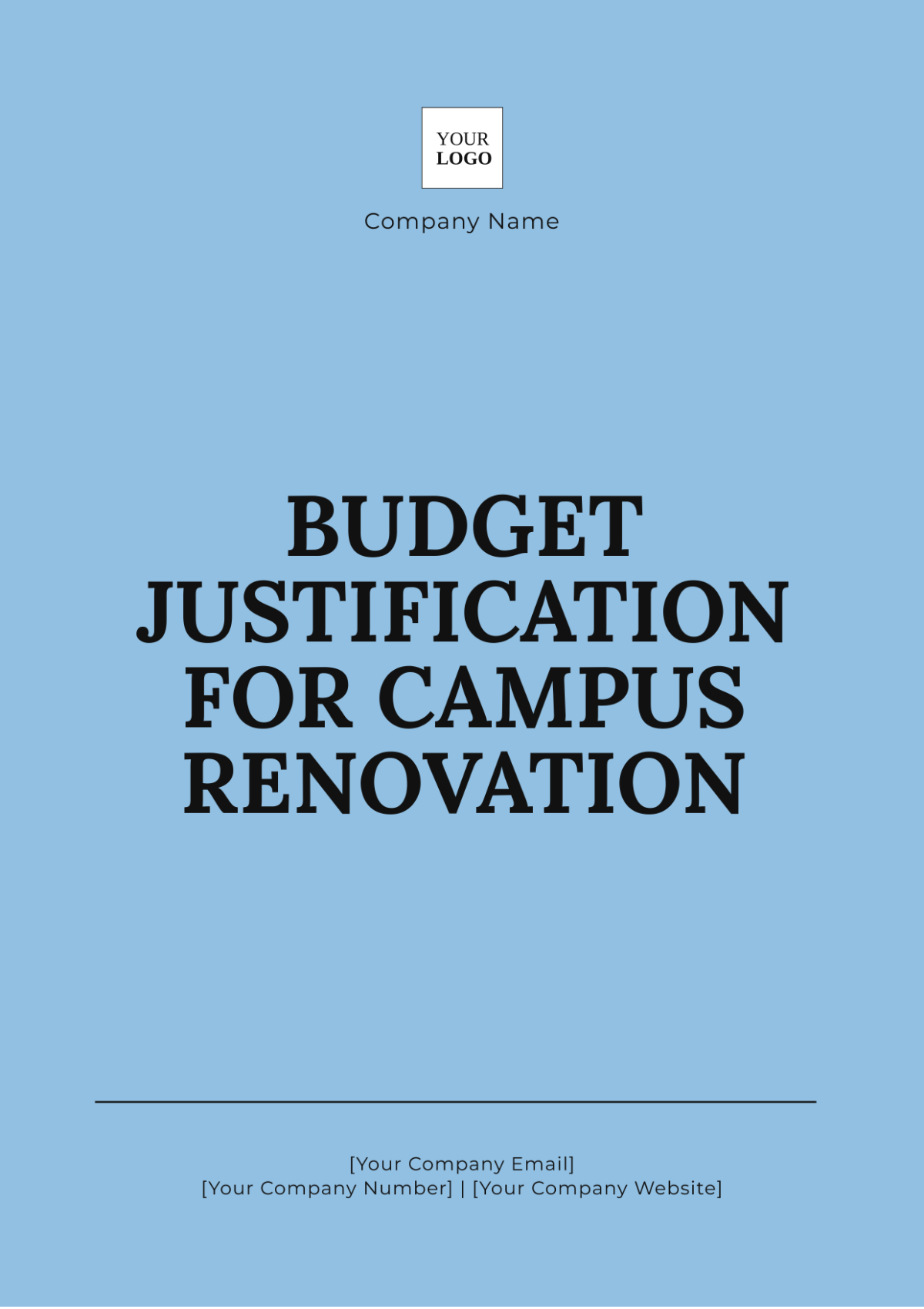 Budget Justification for Campus Renovation Template - Edit Online & Download