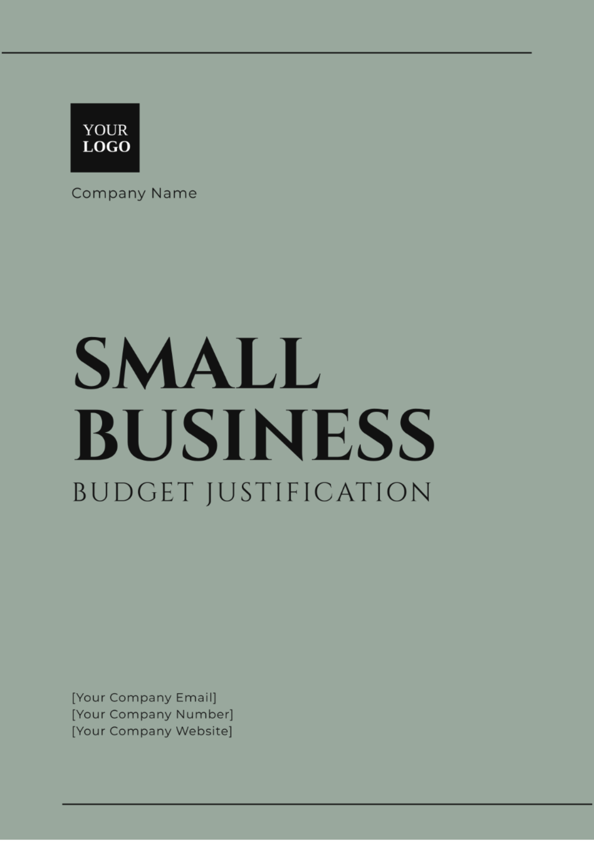 Small Business Budget Justification Template - Edit Online & Download