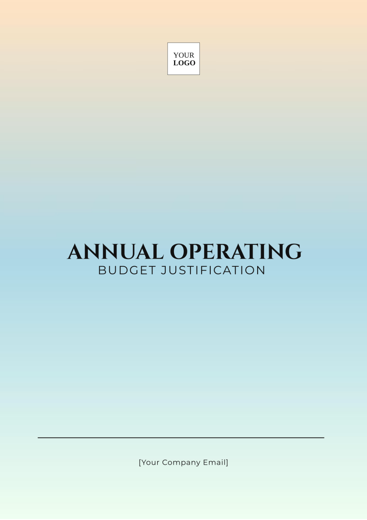 Annual Operating Budget Justification Template - Edit Online & Download