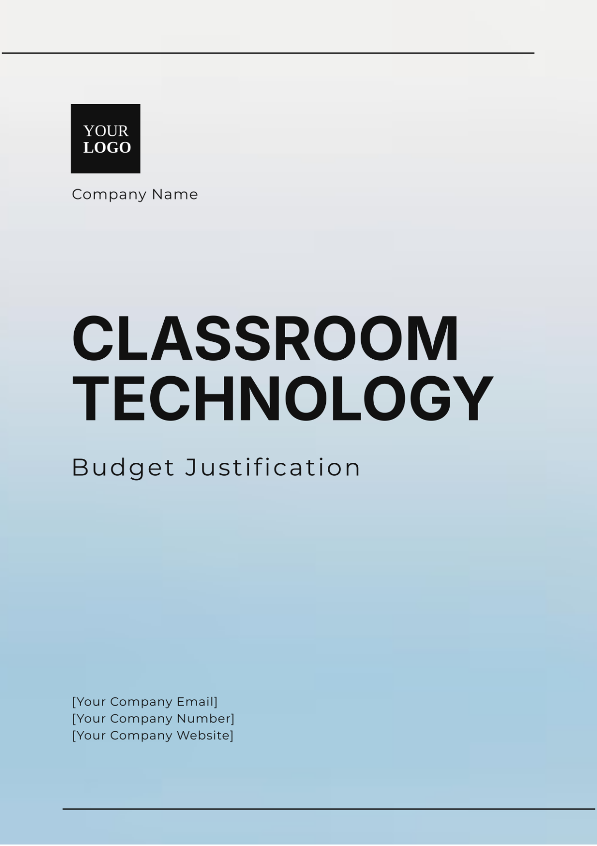 Classroom Technology Budget Justification Template - Edit Online & Download