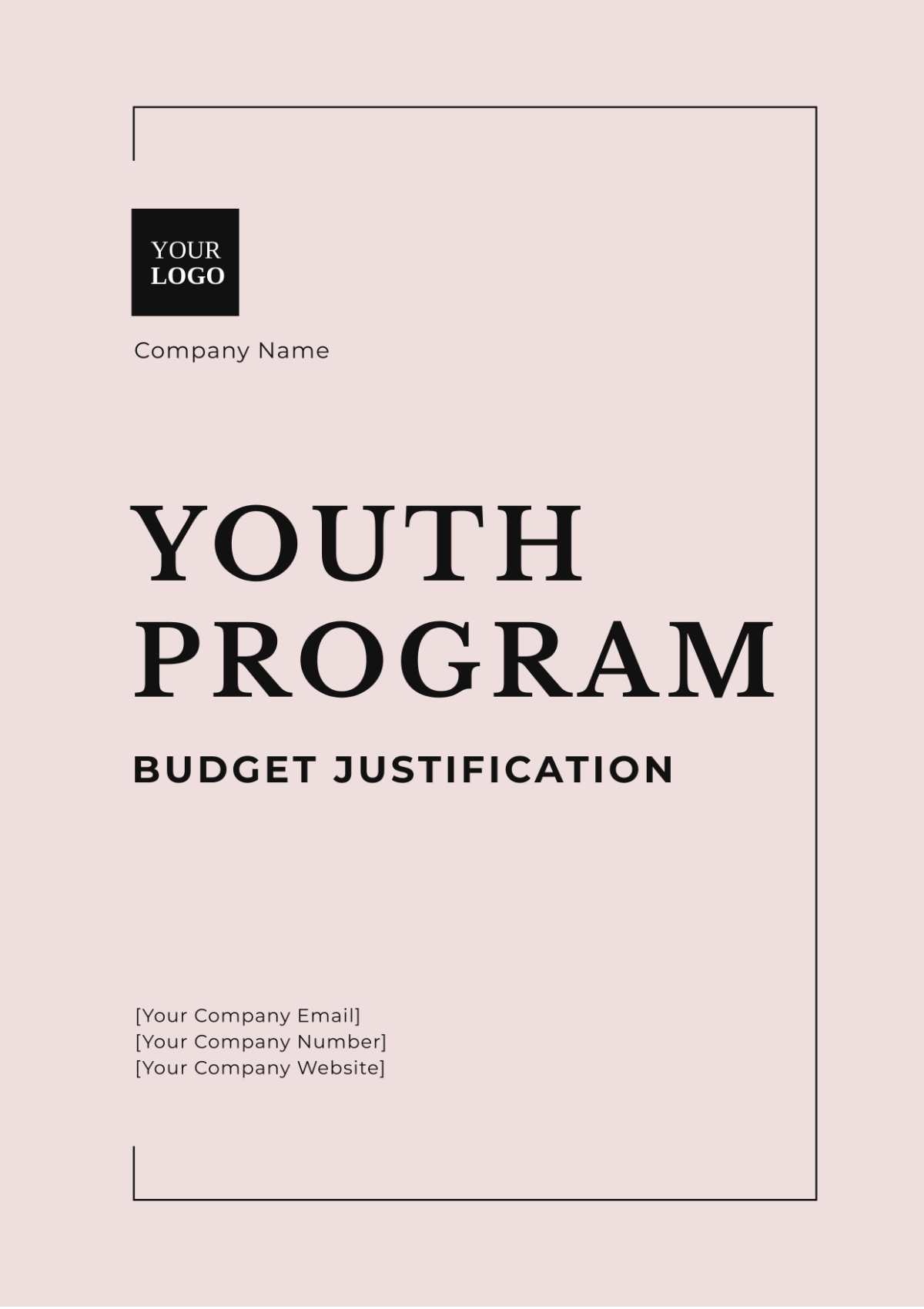 Youth Program Budget Justification Template - Edit Online & Download