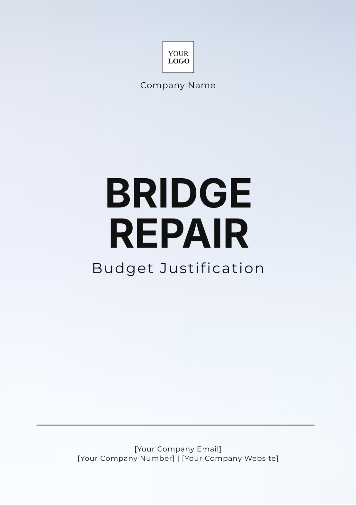 Bridge Repair Budget Justification Template - Edit Online & Download