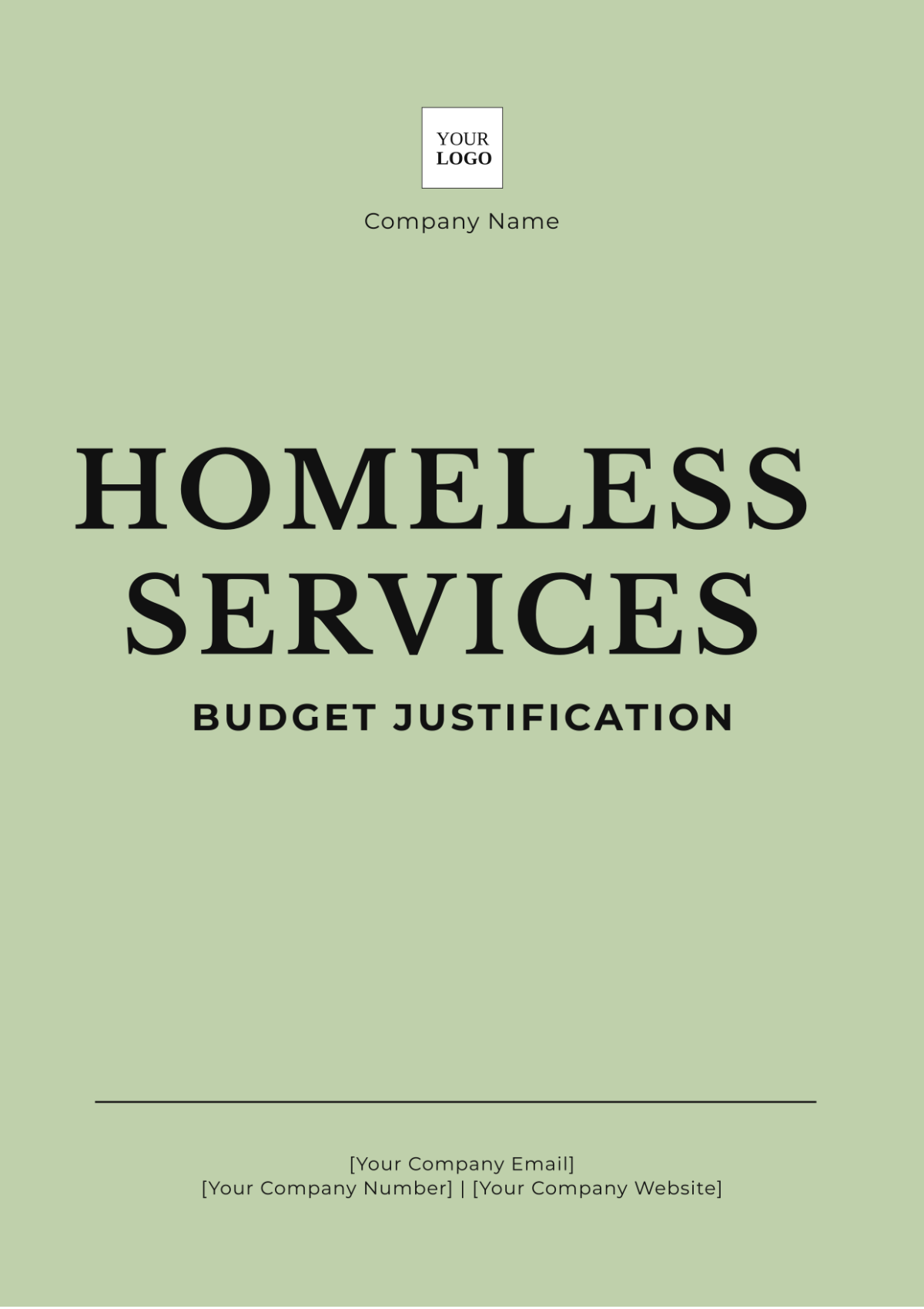 Homeless Services Budget Justification Template - Edit Online & Download