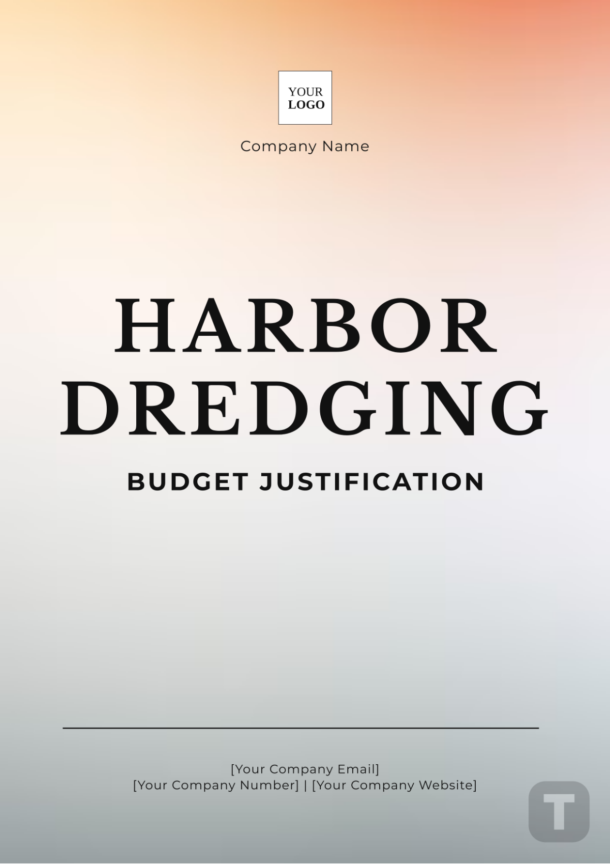 Harbor Dredging Budget Justification Template - Edit Online & Download