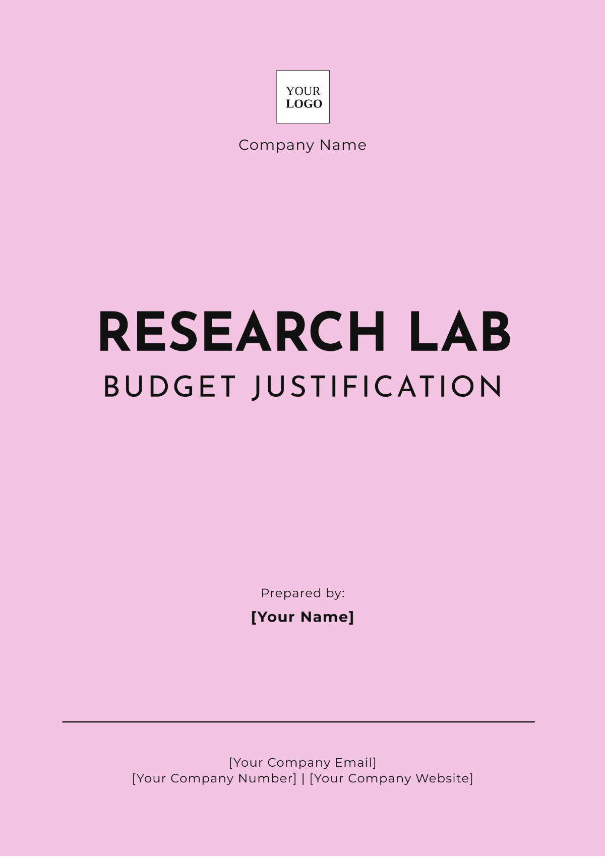 Research Lab Budget Justification Template - Edit Online & Download