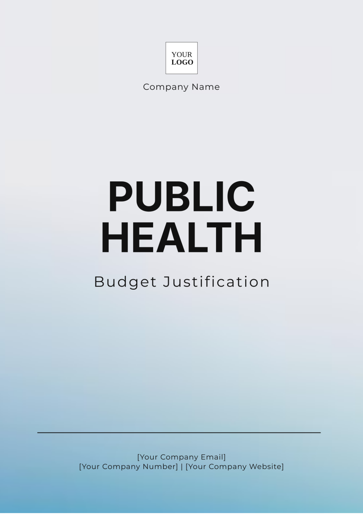 Public Health Budget Justification Template - Edit Online & Download