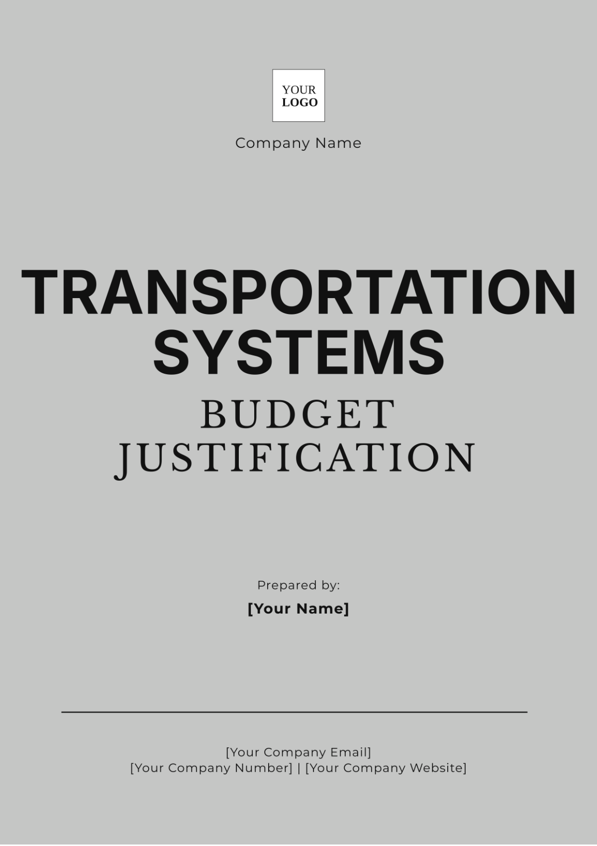 Transportation Systems Budget Justification Template - Edit Online & Download