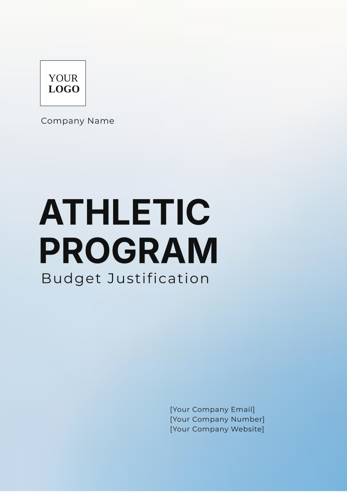 Athletic Program Budget Justification Template - Edit Online & Download