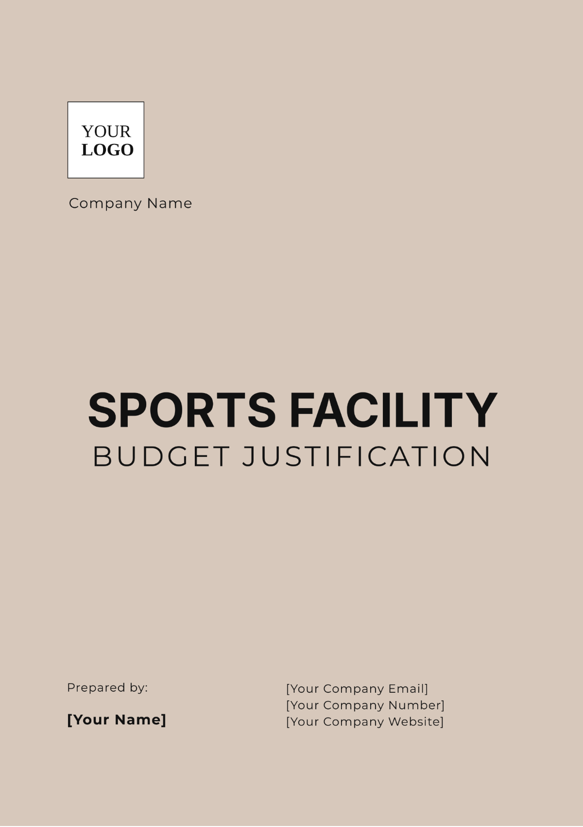 Sports Facility Budget Justification Template - Edit Online & Download