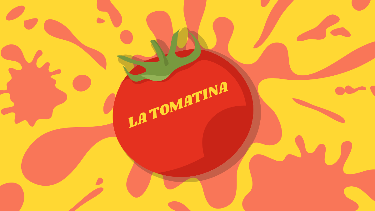 La Tomatina Background Template - Edit Online & Download