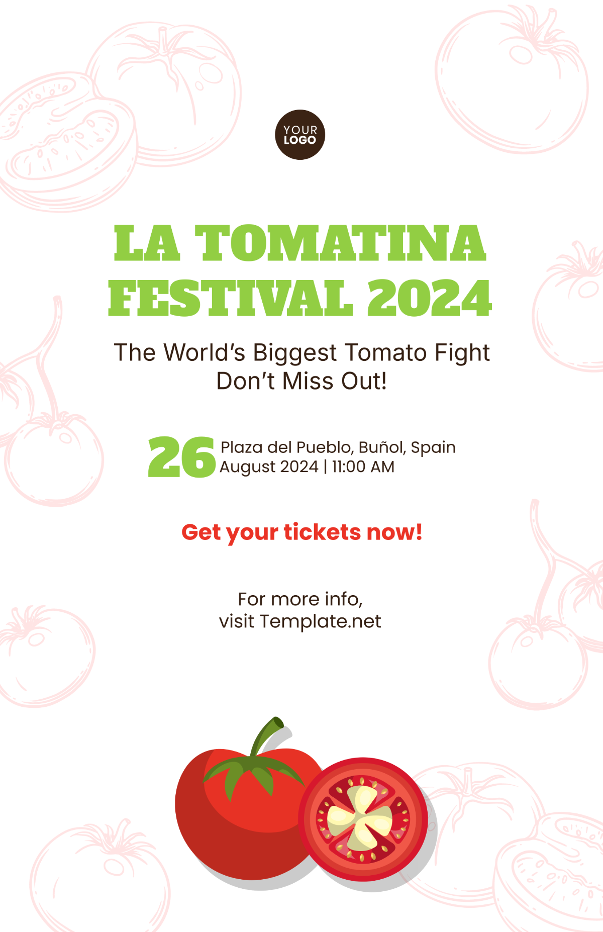 La Tomatina Festival Poster