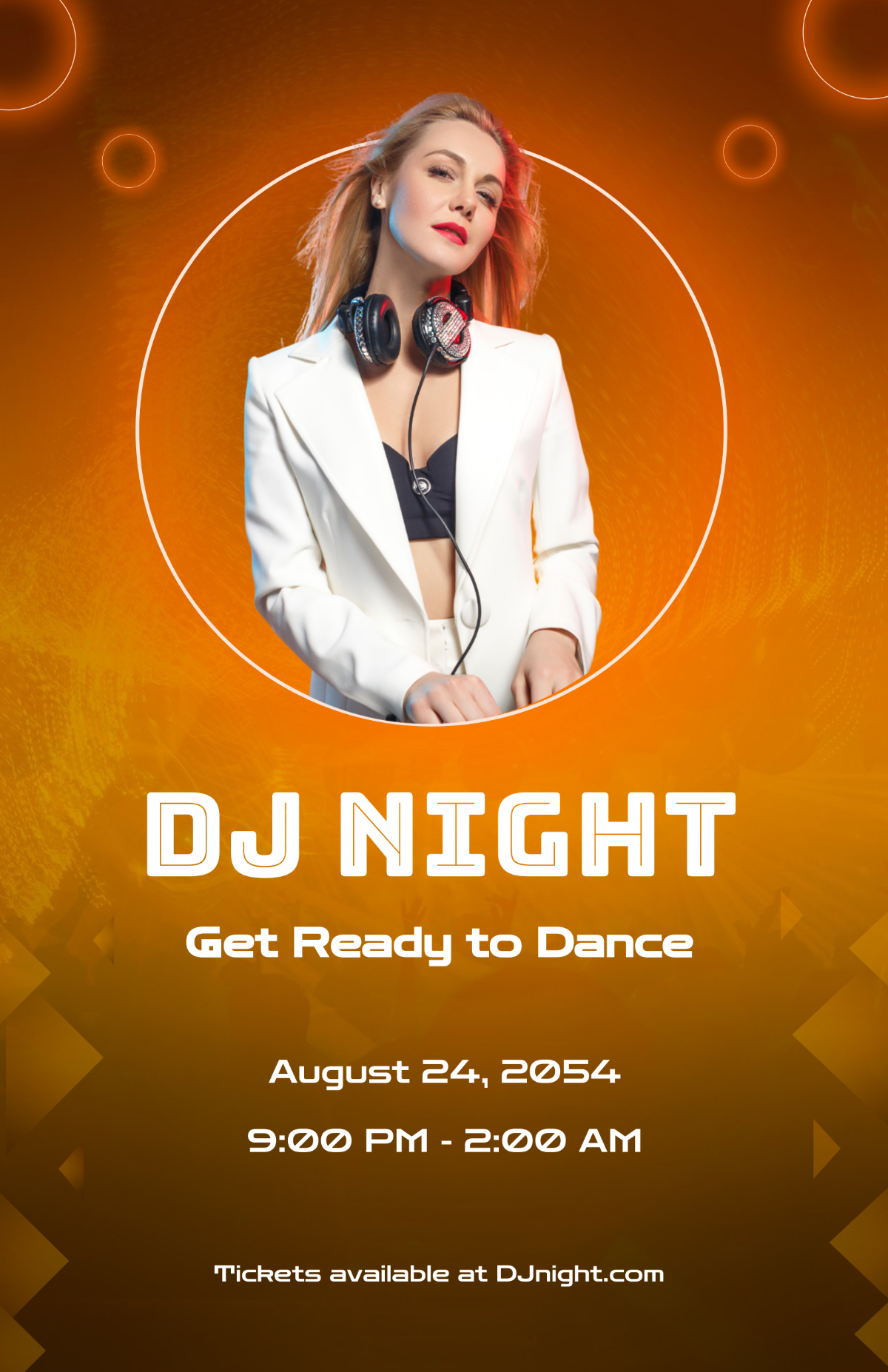 DJ Background Poster Template