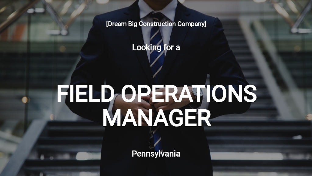 Security Field Supervisor Job Ad Description Template Google Docs 