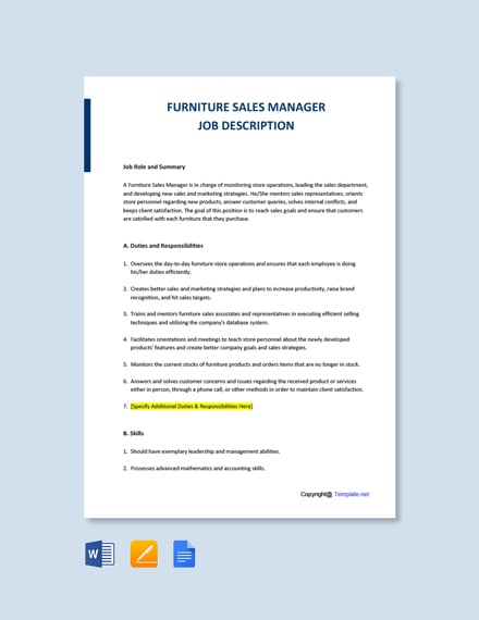 25+ FREE Sales Manager Cover Letter Templates - Word (DOC) | Google