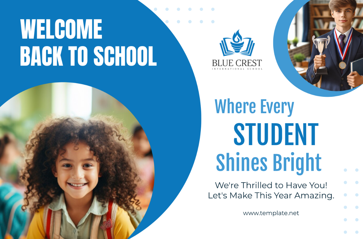 Back to School Banner Template - Edit Online & Download