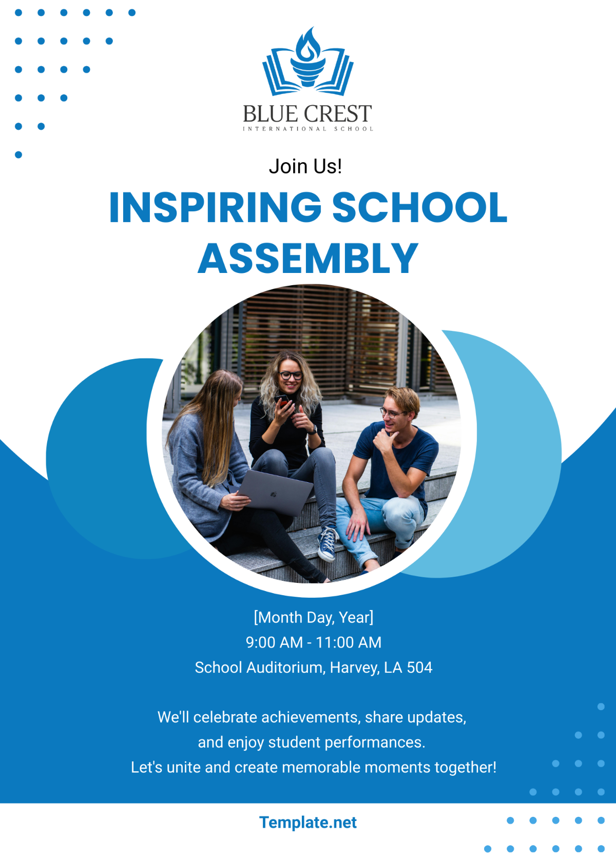 School Assembly Invitation Template