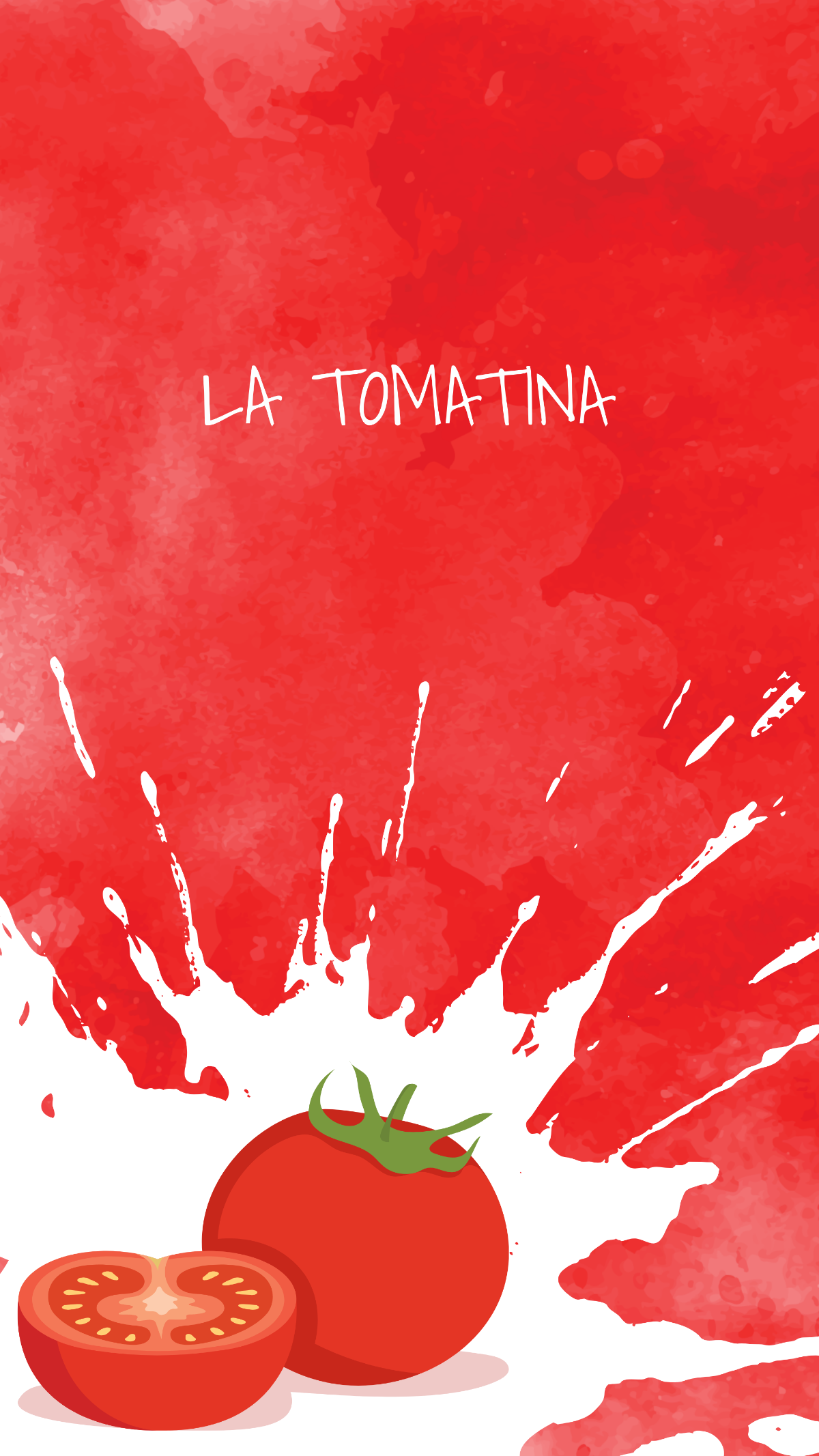 Red La Tomatina Wallpaper