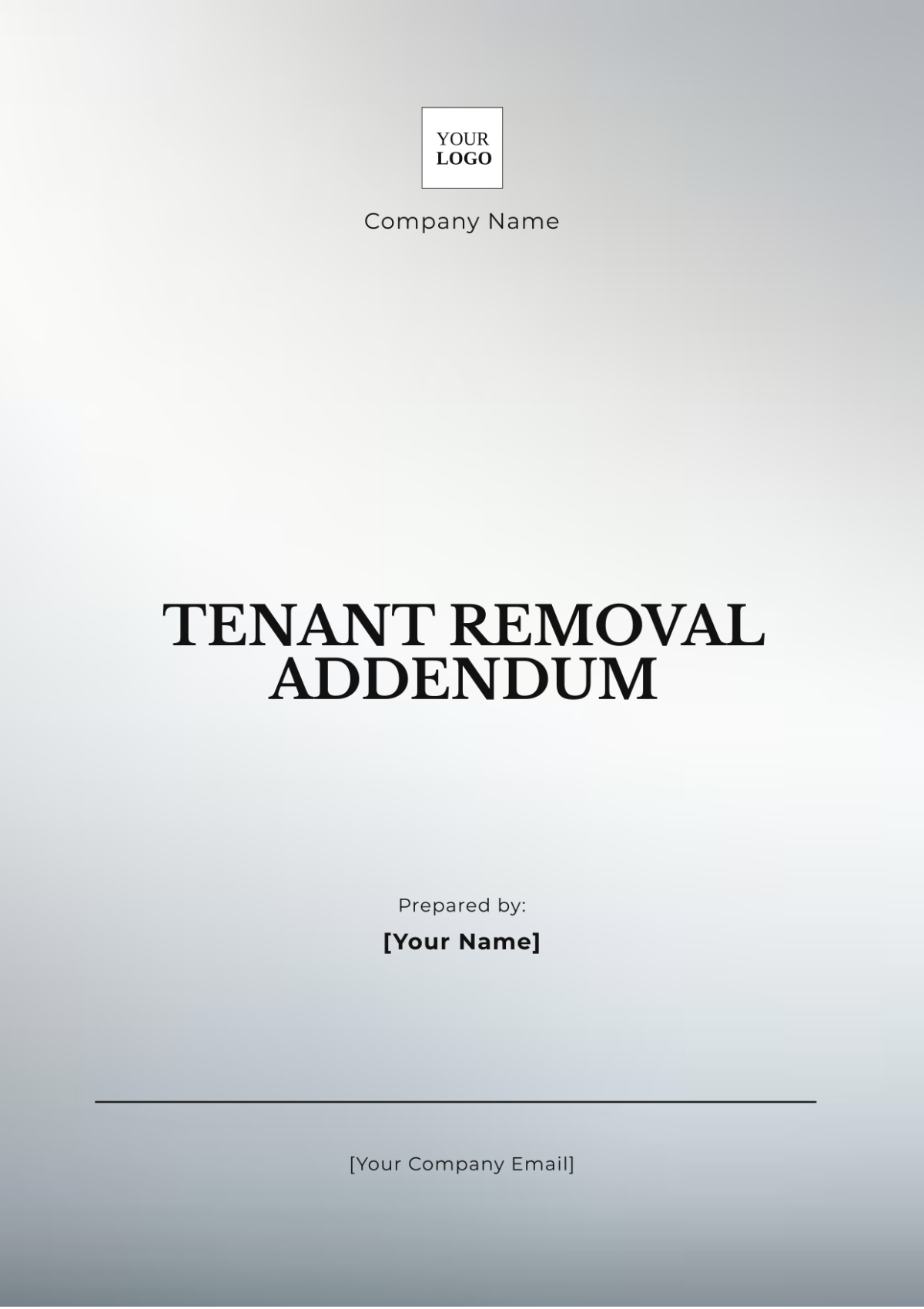 Tenant Removal Addendum Template - Edit Online & Download