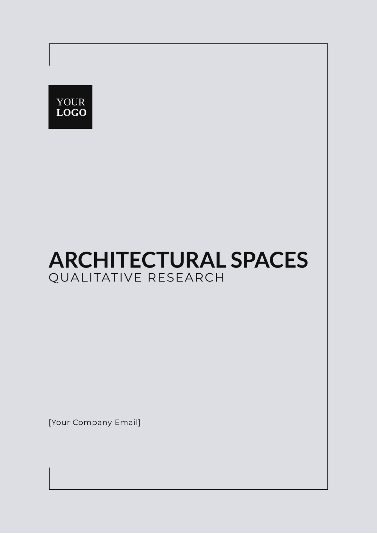 Architectural Spaces Qualitative Research Template - Edit Online & Download