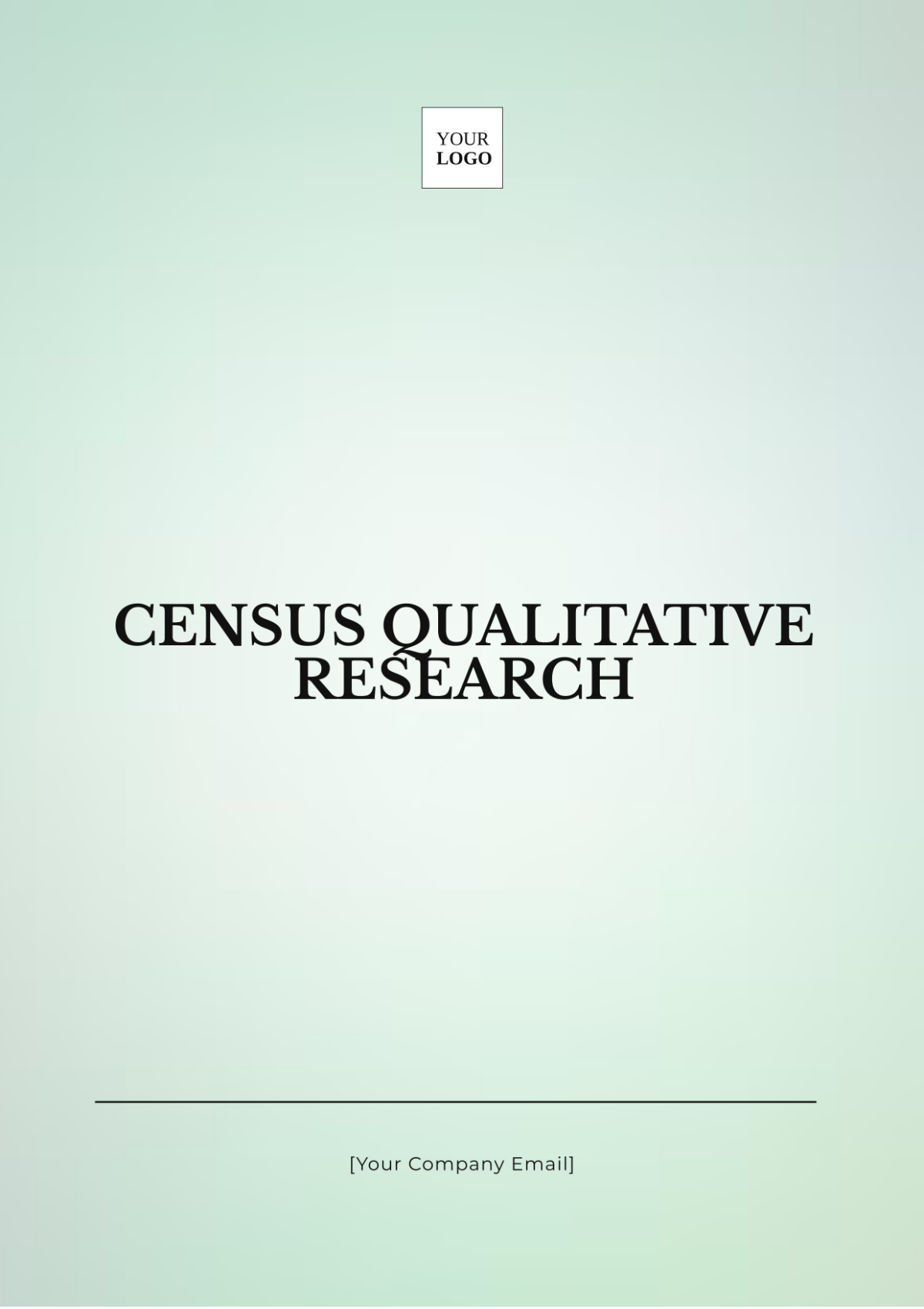 Census Qualitative Research Template - Edit Online & Download