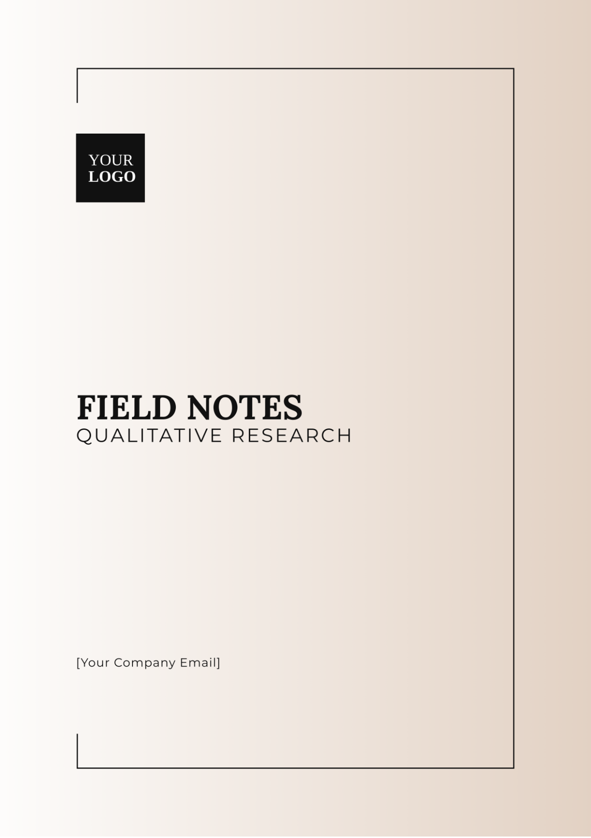 Field Notes Qualitative Research Template - Edit Online & Download