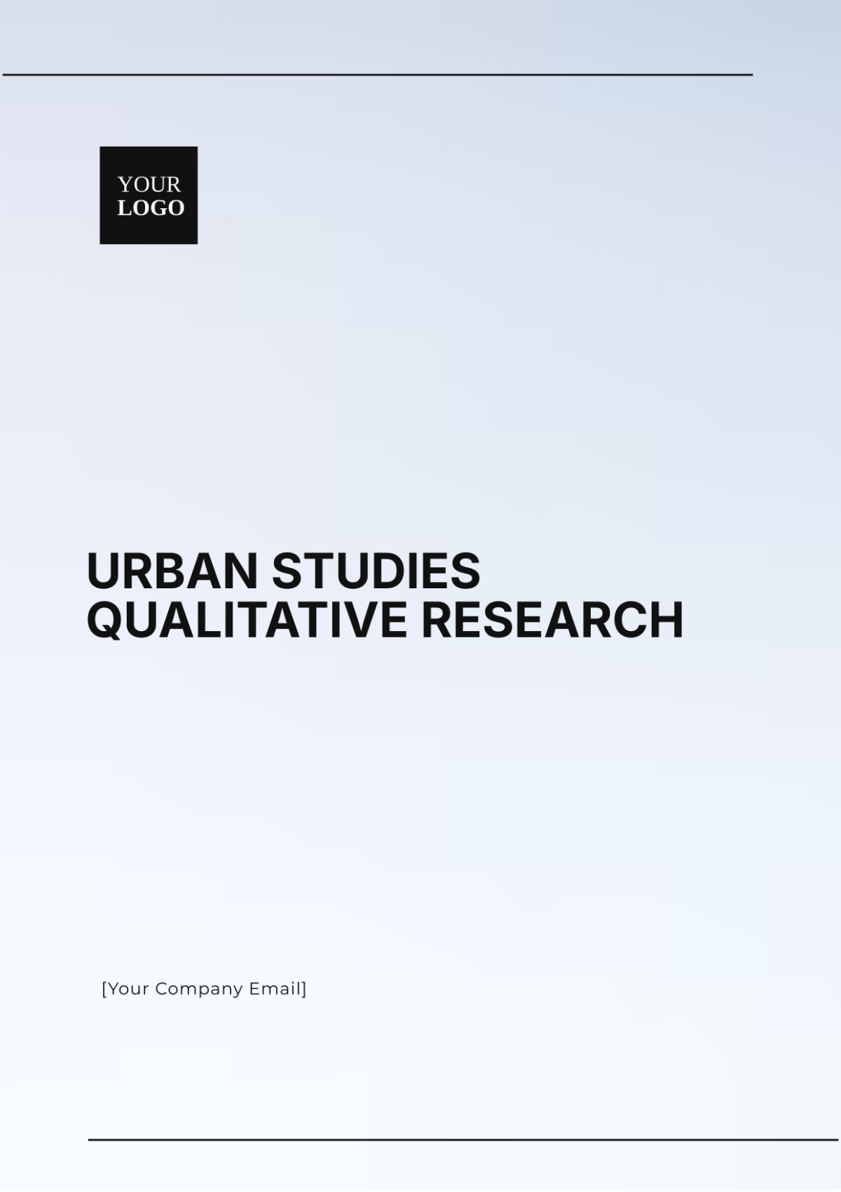 Urban Studies Qualitative Research Template - Edit Online & Download