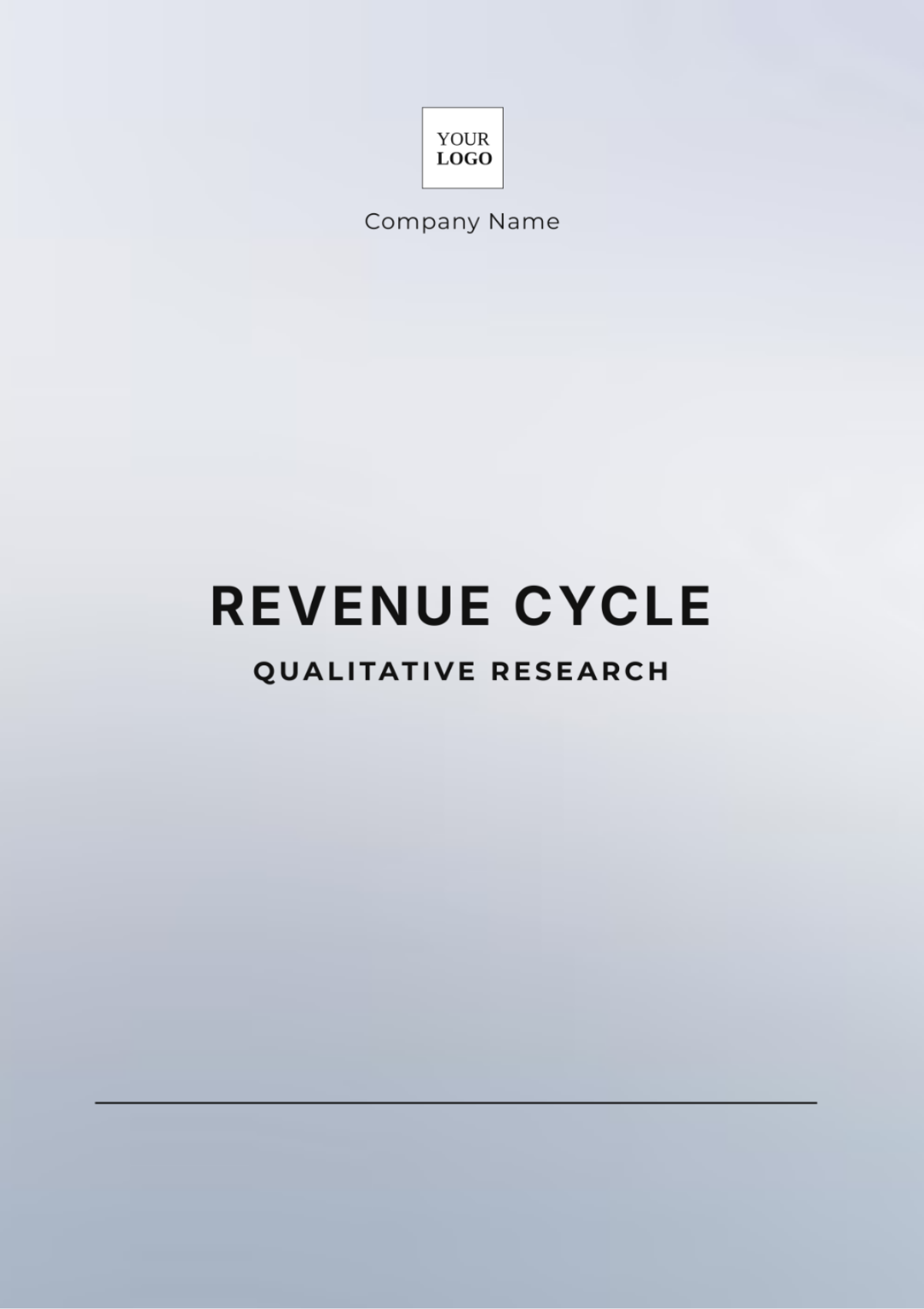 Revenue Cycle Qualitative Research Template - Edit Online & Download