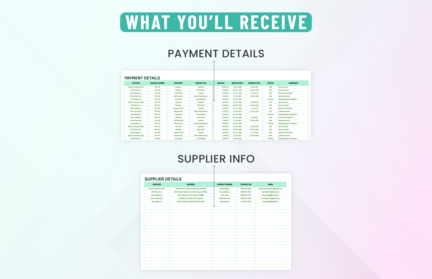 Administration Procurement Spend Analysis Template