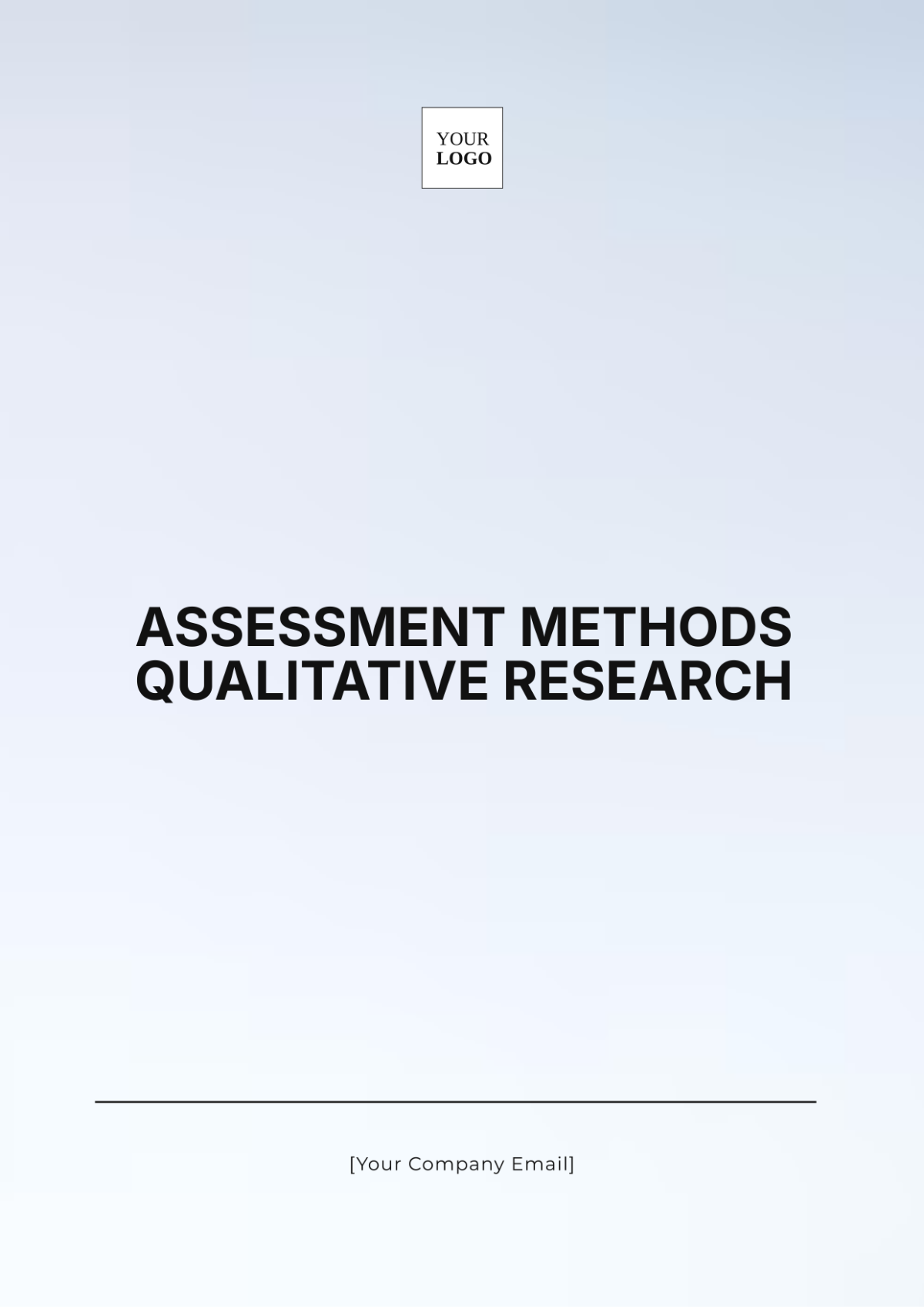 Assessment Methods Qualitative Research Template - Edit Online & Download