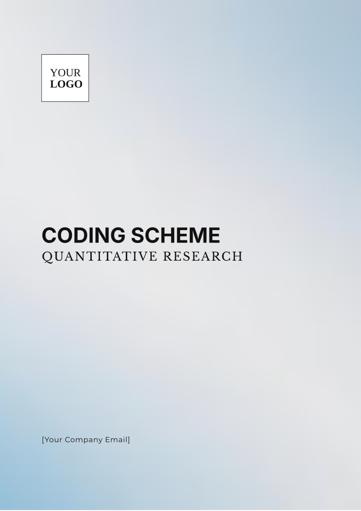 Coding Scheme Quantitative Research Template - Edit Online & Download