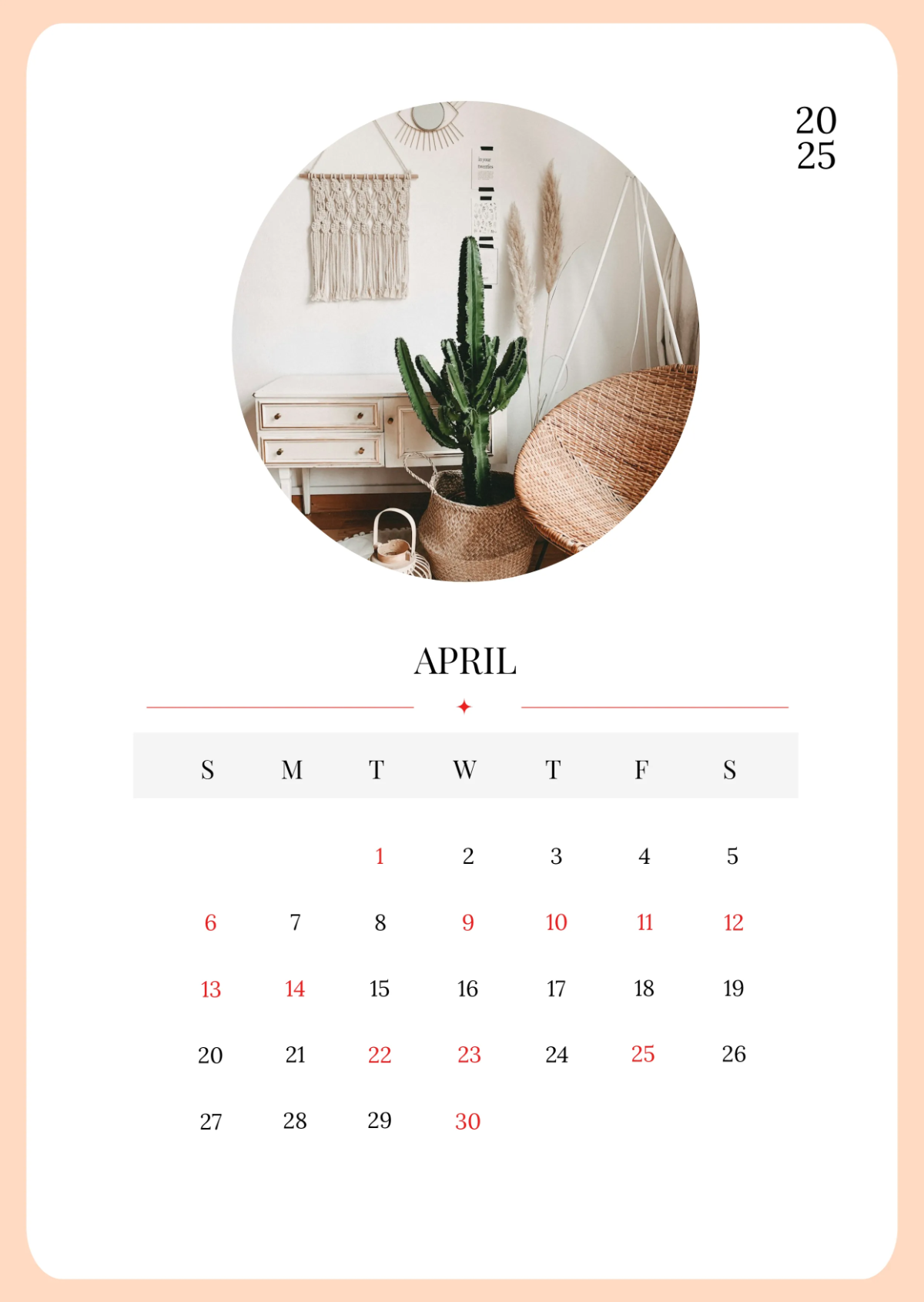 Free School Yearly Calendar Template to Edit Online