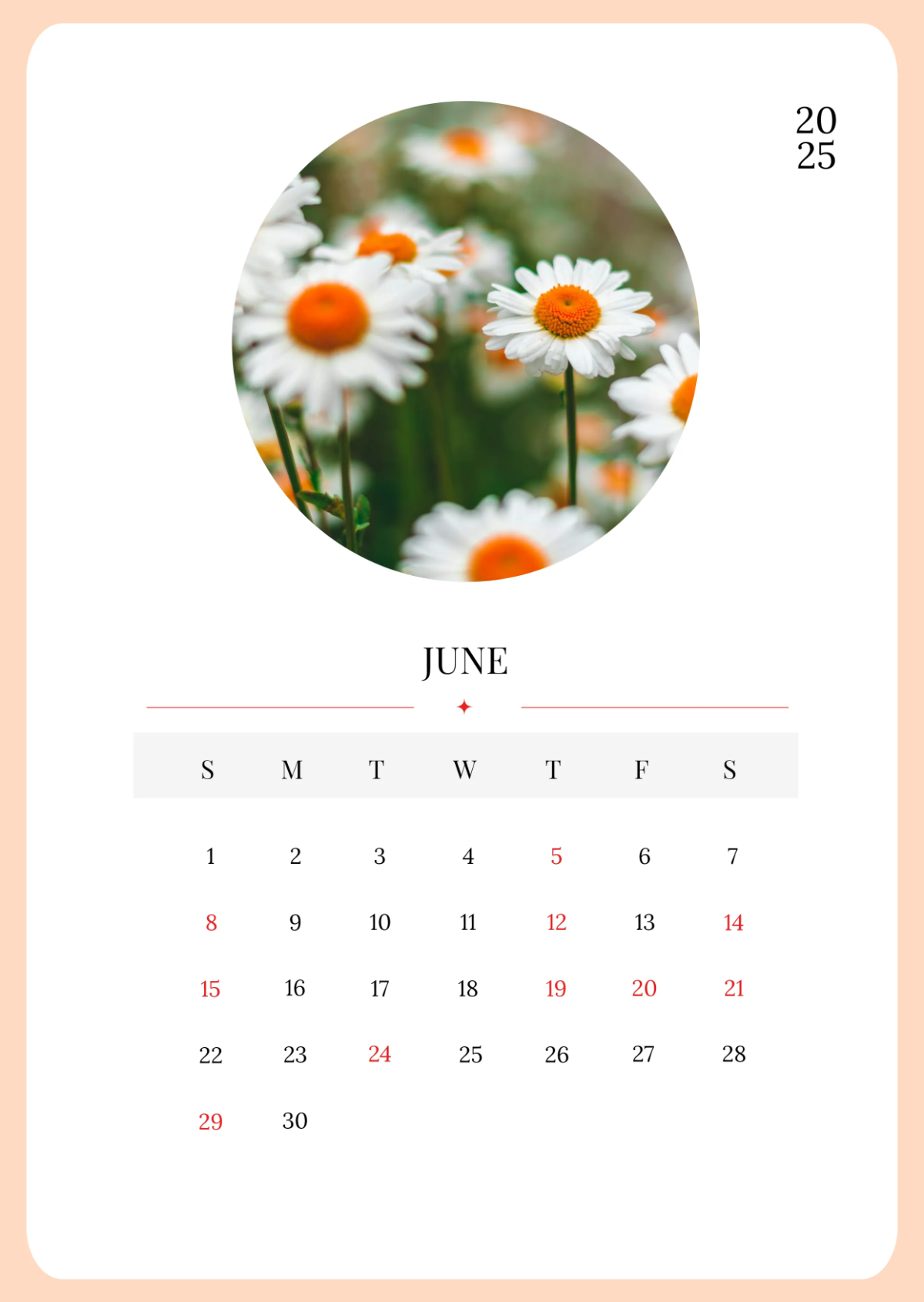 Free School Yearly Calendar Template to Edit Online