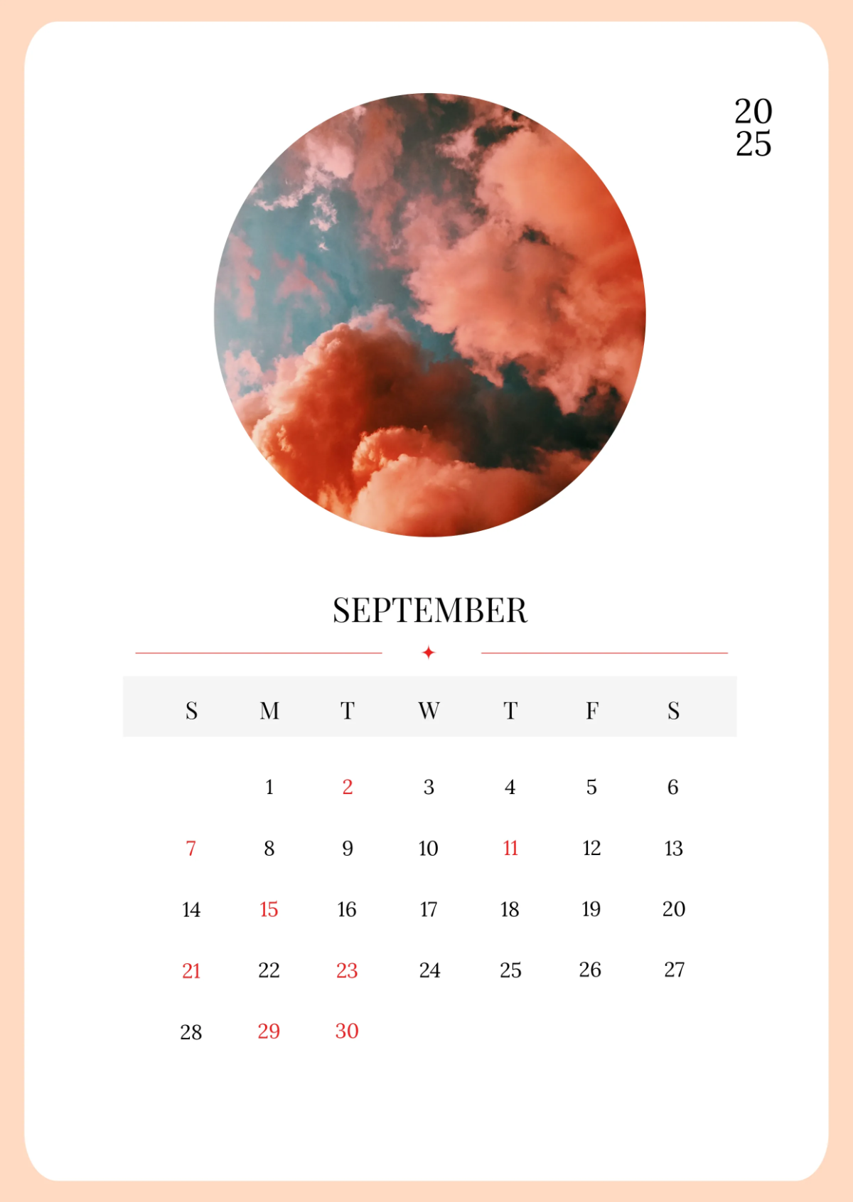 Free School Yearly Calendar Template to Edit Online
