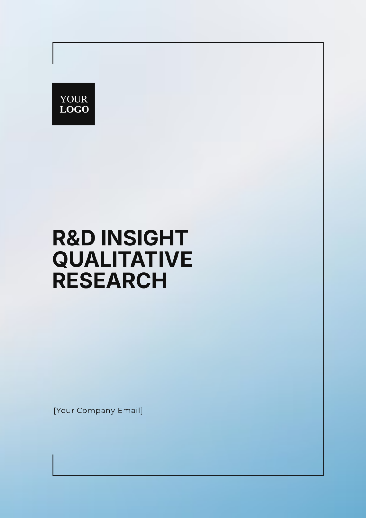 R&D Insight Qualitative Research Template - Edit Online & Download