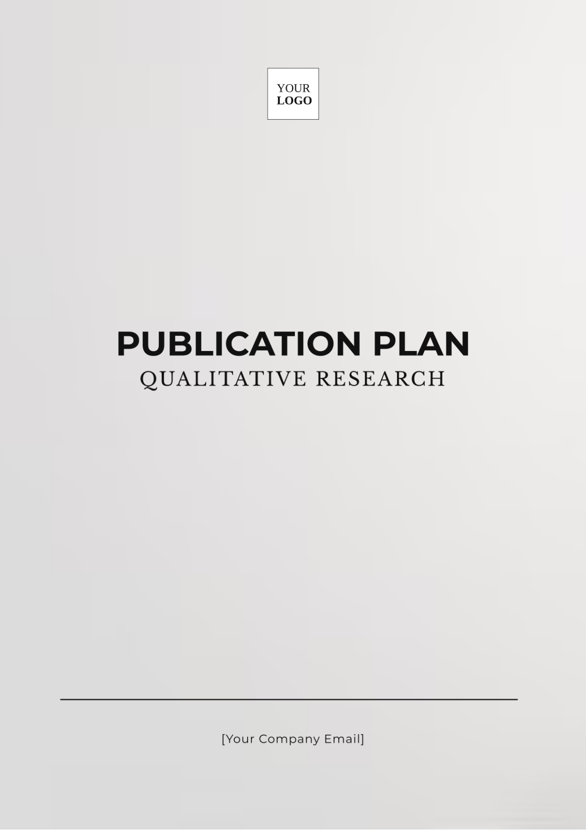 Publication Plan Qualitative Research Template - Edit Online & Download