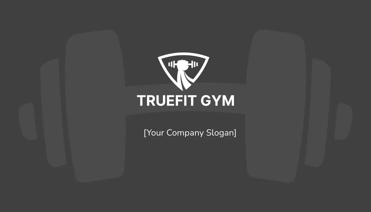 Free Gym Instructor Business Card Template to Edit Online