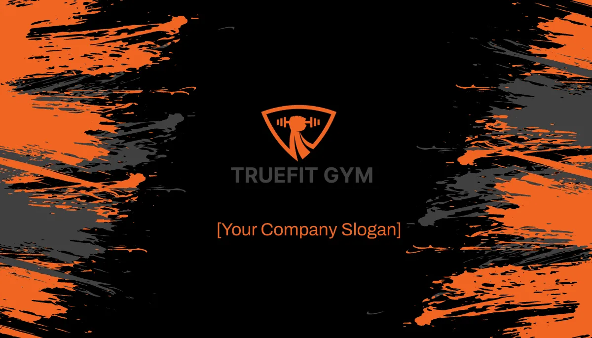 Free Gym Personal Trainer Business Card Template to Edit Online