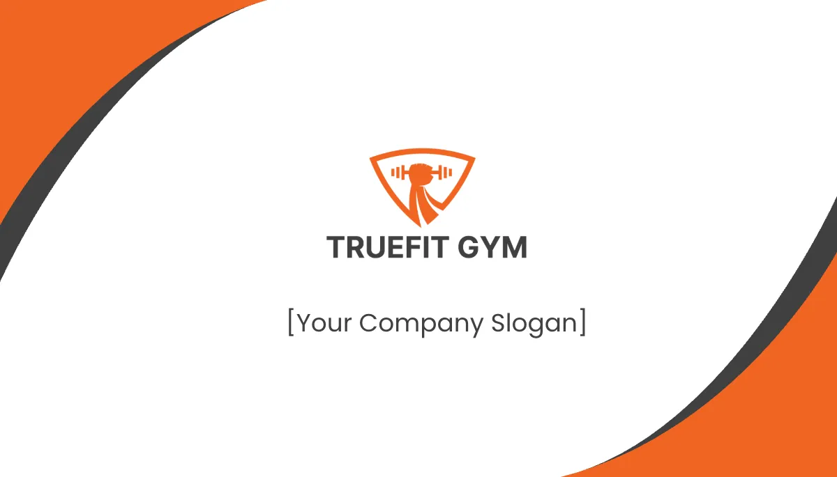 Free Gym Health Coach Business Card Template to Edit Online
