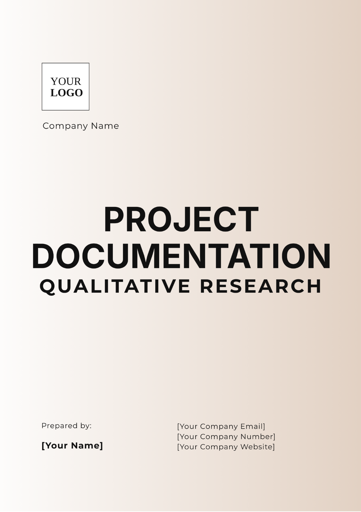 Project Documentation Qualitative Research Template - Edit Online & Download