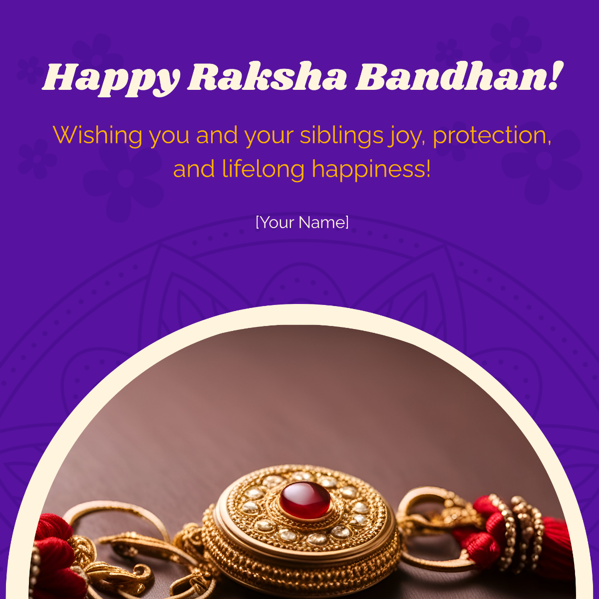 Raksha Bandhan Template - Edit Online & Download