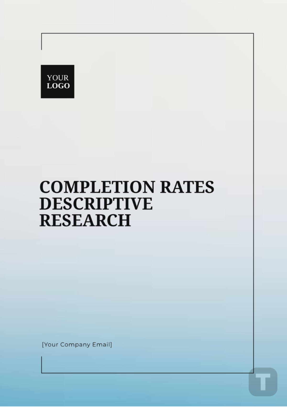 Completion Rates Descriptive Research Template - Edit Online & Download