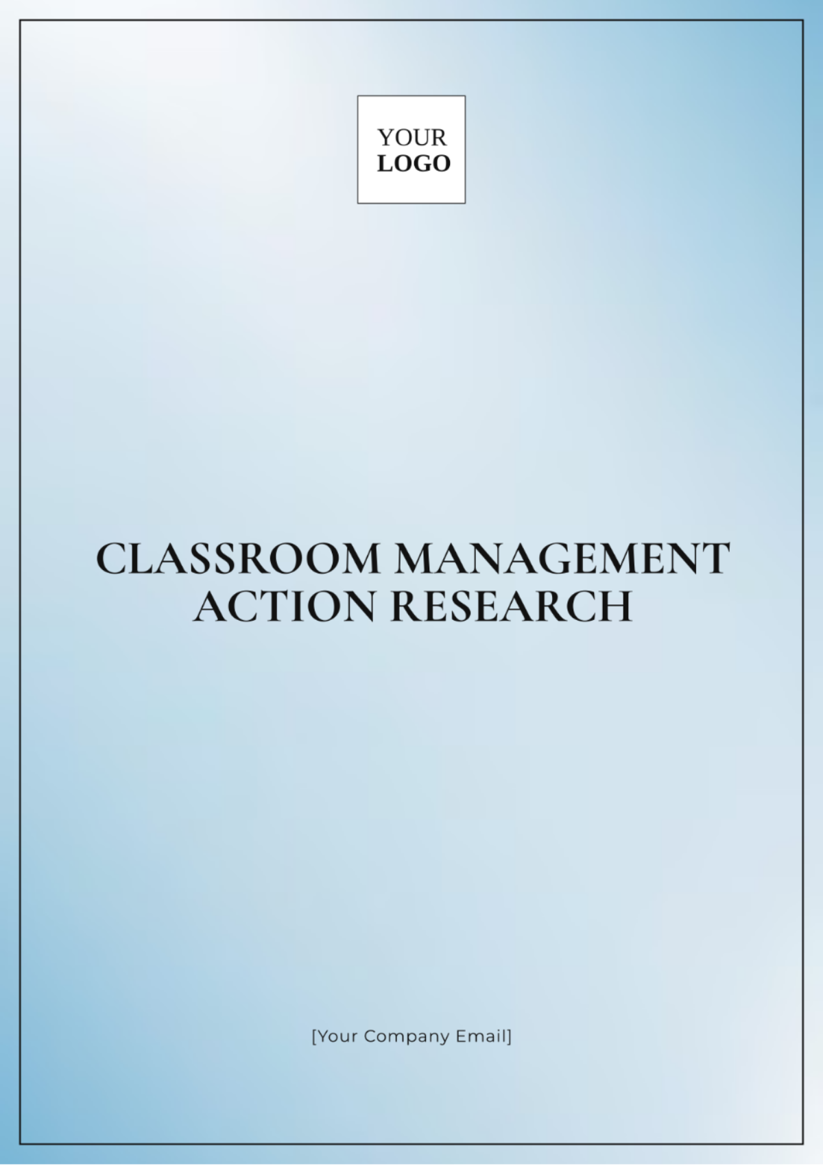 Classroom Management Action Research Template - Edit Online & Download